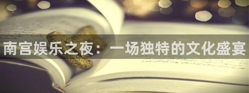 彩虹多多登录注册：南宫娱乐之夜：一场独特的文化盛宴